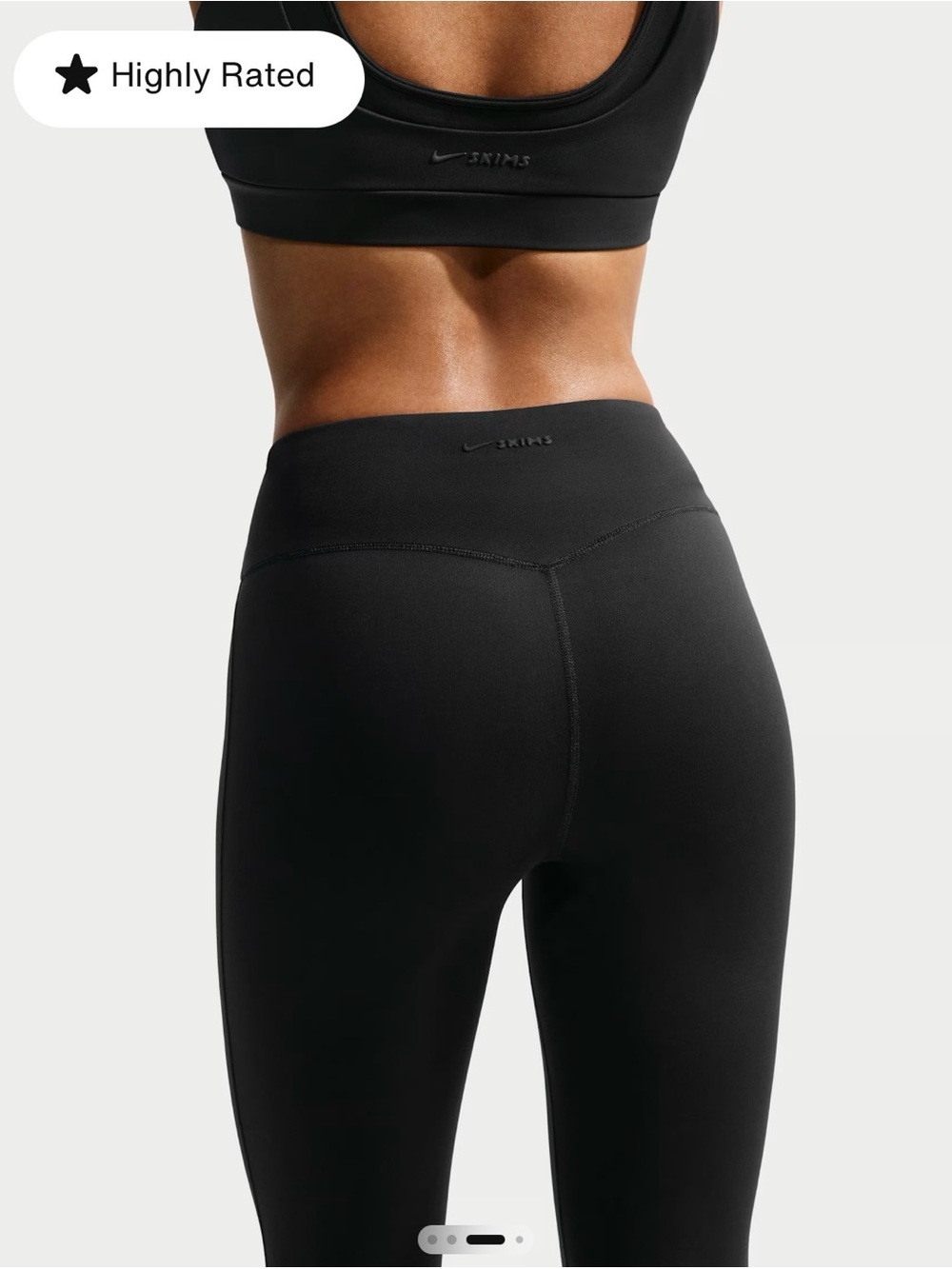 Nike Skims Black High-Waist Shaping Leggings
